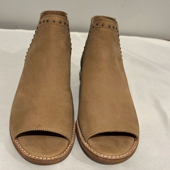 NWOT Sole Society Leather Birty Open Toe Shoe Size 7 1/2. - Picture 7 of 9